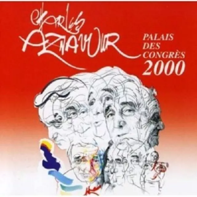 Charles Aznavour-Live Au Palais Des Congres 2000 2 Cd 32 Tracks French Pop Neu