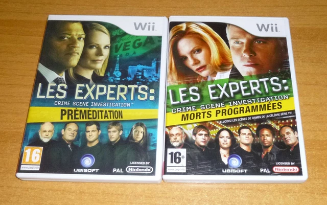 2 jeux nintendo wii - Les experts crime scene morts programmées + premeditation