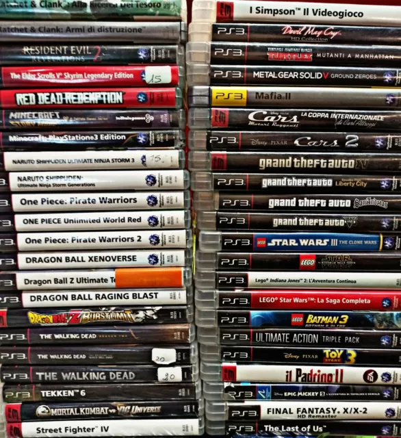 Tutti i migliori giochi per PlayStation 3 ps3 a 20 euro a scelta.ENTRA TOP
