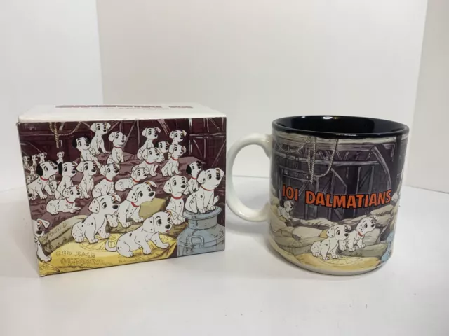 101 Dalmatians Coffee Mug Made In Japan W/ Box Walt Disneys Classic
