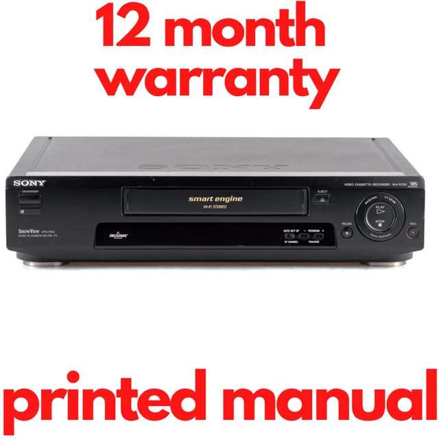 SONY VIDEO CASSETTE Recorder SLVE730 VHS SMART ENGINE HI FI STEREO