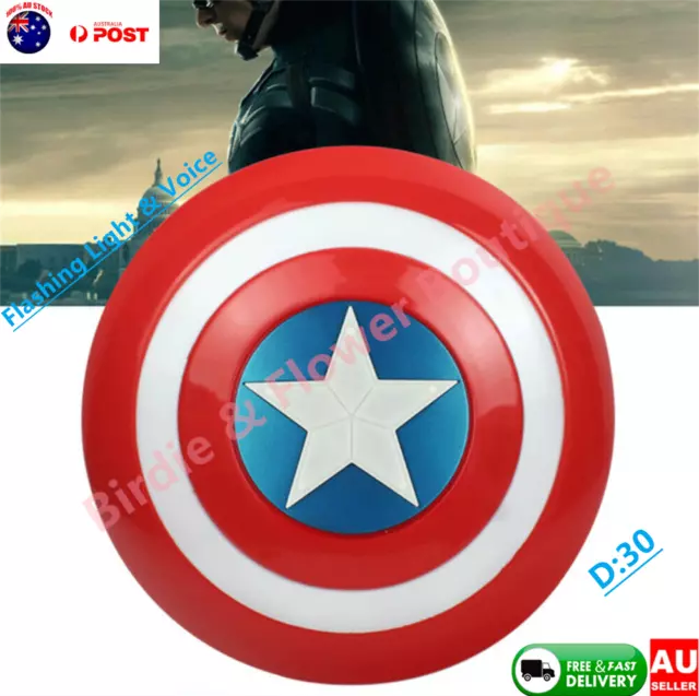 Captain America Shield Kids Toy Gift Light up & Sound Super Hero Gift Party Toys