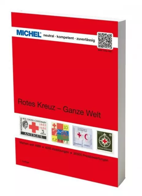 Michel Katalog ROTES KREUZ - Ganze Welt 2019, 336 Seiten kpl. in Farbe! NEU!!