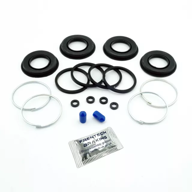 2x Rear Brake Caliper Repair Kits Seals For Volvo 240 260 (For ATE)