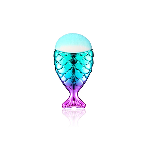 Mermaid Shaped Makeup Cosmetic Brushes Kit Tool