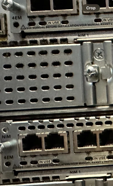 Cisco NIM-4E/M 4Port Analog Voice Network Interface Card Bulk Available Tested