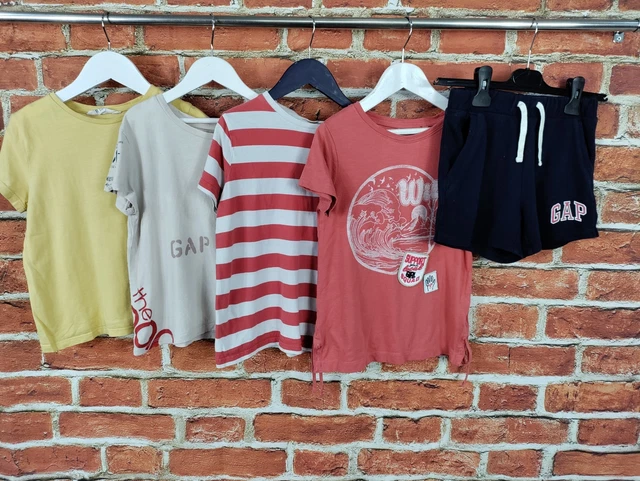 GIRLS BUNDLE AGE 7-8 YEARS GAP NEXT etc CASUAL SHORTS TOP T-SHIRT SUMMER 128CM
