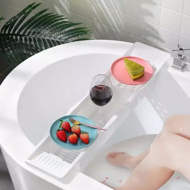 Gadgets de salle de bain de plateau de baignoire portable pour étagère de