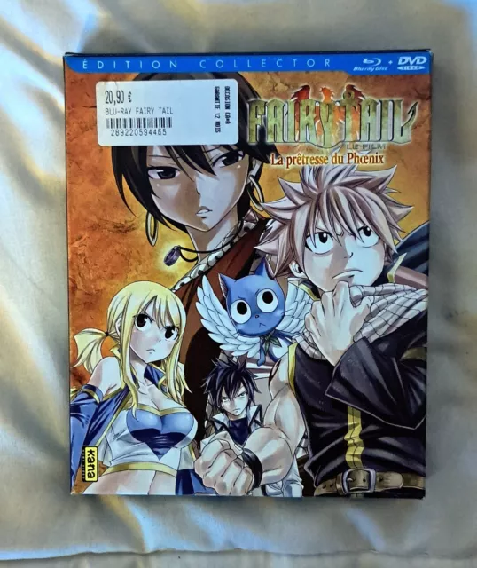 coffret Blu ray Fairy Tail  la pretresse du Phoenix  edition collector