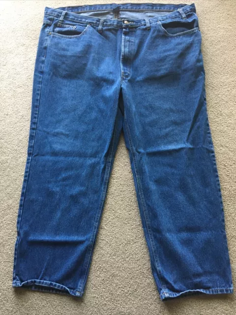 Full Blue Mens Big & Tall size 50 x 30 Denim Jeans Straight Leg