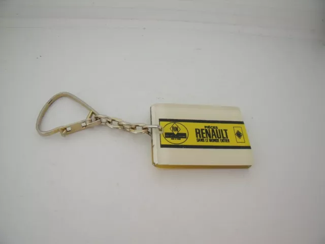 Porte-Clés Key Ring BOURBON  RENAULT PIECES RENAULT DANS LE MONDE ENTIER TOP !