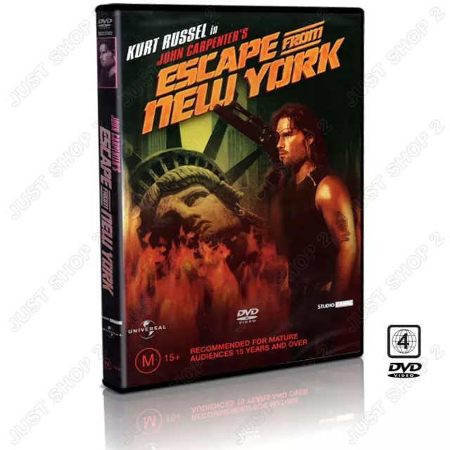 Escape From New York / L.A. DVD Lot of 2 Kurt Russell John Carpenter Tested