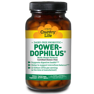 Power-Dophilus Vegetal 200 Tapas Por Country Life