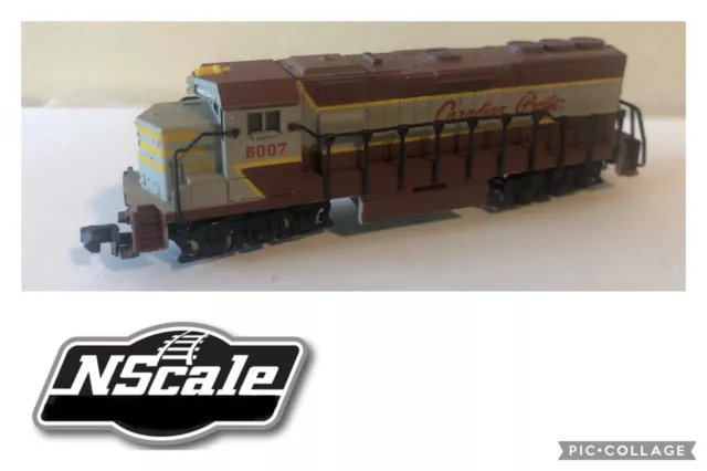 Bachmann Un-Powered Gp40 Canadian Pacific Cp  Engine Locomotive N Scale