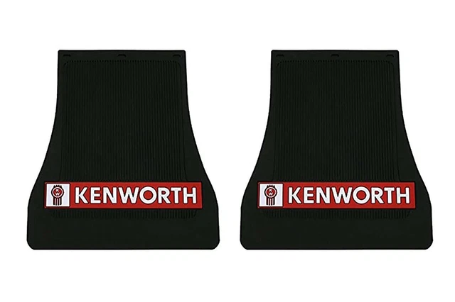 Set of 2 Kenworth Motors 13" x 18" x 20" Model MF0001K Semi Truck Mud Flaps