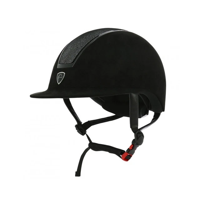Damen Reithelm GLINT MOIRÉ EquiTheme schwarz