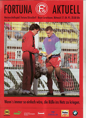 Fortuna Bl 89/90 Fortuna Düsseldorf Bayer 04 Leverkusen 