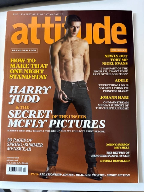 Adele Butler ATTITUDE MAGAZINE 201/FEB 2011 Harry Judd McFly Adele Andy Butler ...