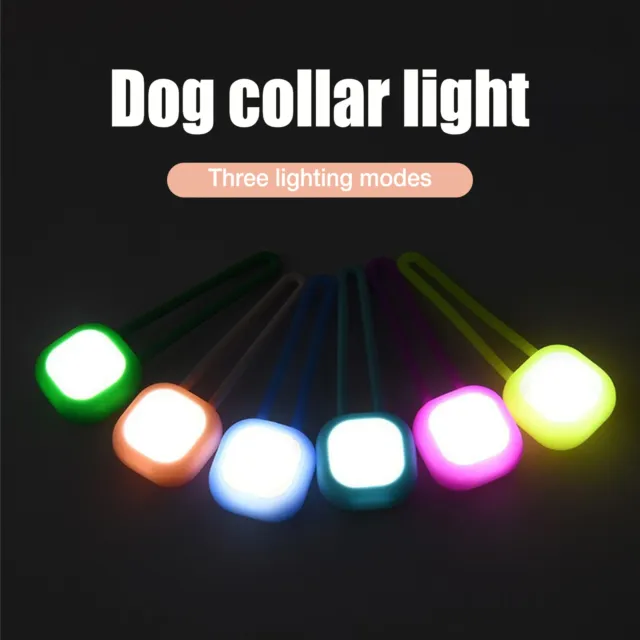 LED Dog Collar Pendant Pet Luminous Collar Flash Light Rope Decoration Necklace