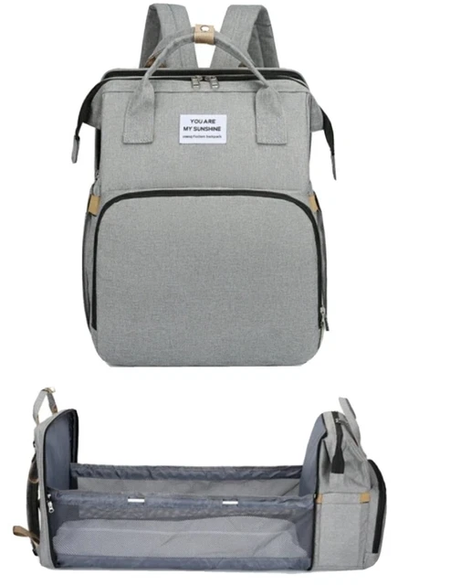 Diaper Bag Multifunction With Baby Changer/bed Waterproof