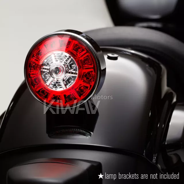 3" moto LED feu arrière freinage stop clignotant pour bobber 1PCE