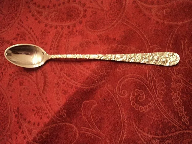 Stieff Rose Sterling Iced Tea Spoon(s) 7 1/2" No Monogram