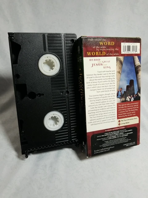 THE TRUE CHRISTMAS Story Ray Vander Laan 1999 VHS Video Cassette