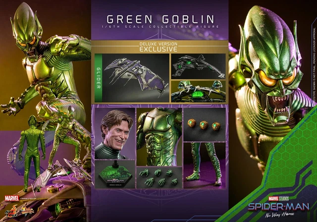 IN-HAND | HOT TOYS SPIDER-MAN NO WAY HOME GREEN GOBLIN (DELUXE VERSION) 1/6th