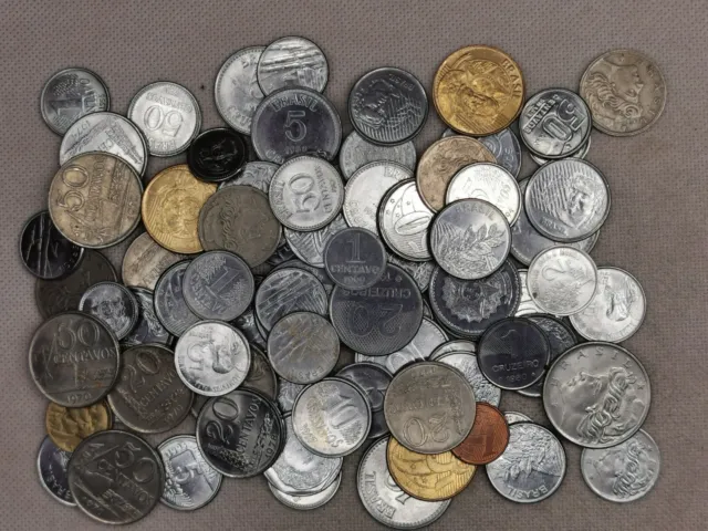 Lot 83 ,  Brasilien 100 Umlaufmünzen, Sammlung