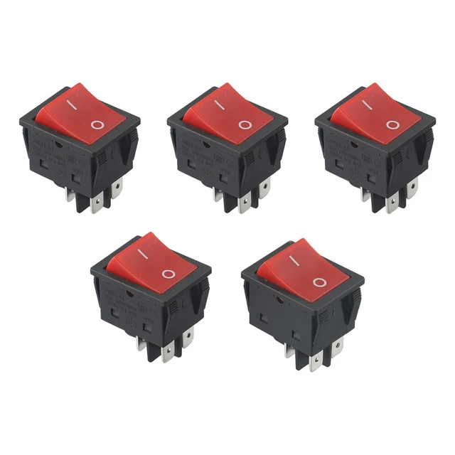 LONG LASTING 5X30A Rocker Switch for Welding Machines Coffee Pot ...