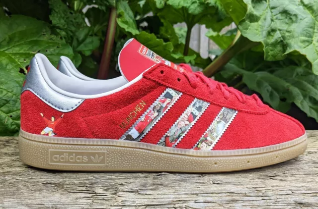 Manchester United Treble winners Adidas Custom Munchen trainers Sizes 7 to 12