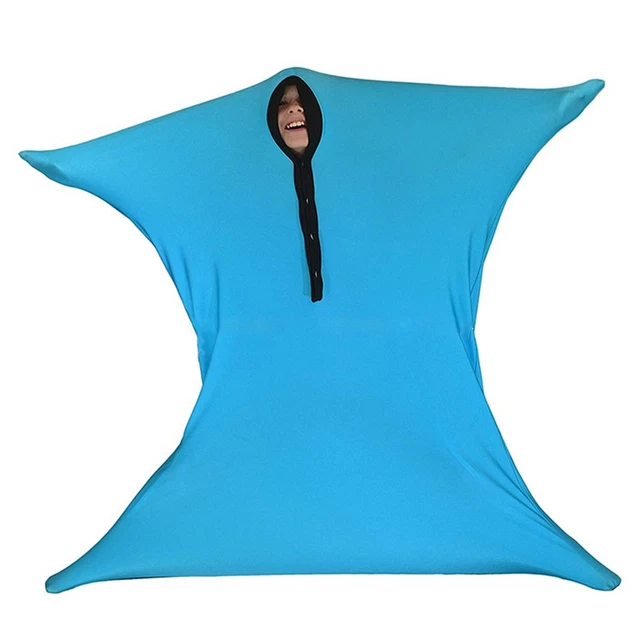 Chaussette Sensorielle Pour Enfants - Enveloppement Corporel Extensible, Thérapie Sensorielle, TDA, Bleu