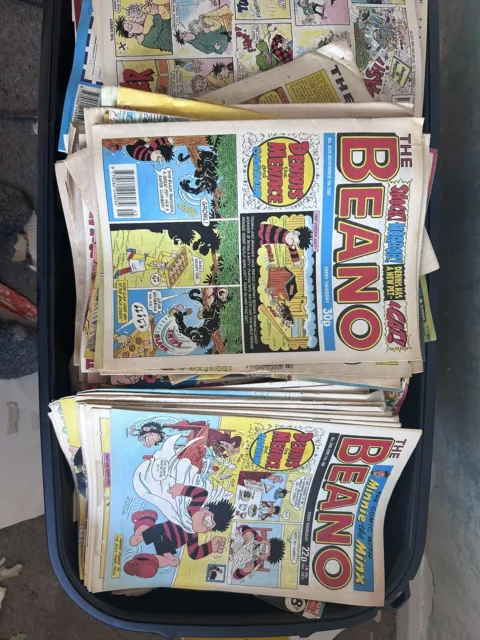 Job Lot The Beano Jackpot 70/80/90’s Collect Only VERY Heavy