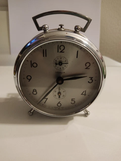 Sveglia VEGLIA Meccanica, Vintage, Made In Italy