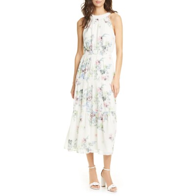 Ted Baker 265979 Women's London Kahlay Pergola Midi Dress Size 4