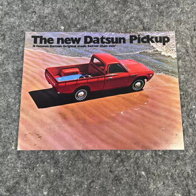 1973 The New Datsun Pickup Truck Original Sales Brochure