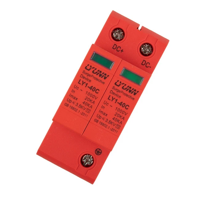 1 pieza Nueva protección contra sobretensiones de CC 36X49X90 mm protección contra sobretensiones extraíble