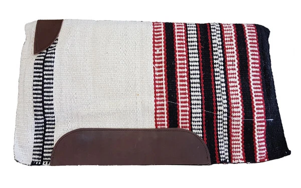 Tapis De Selle Western Rose – Fait Main En Laine De Nouvelle-Zélande