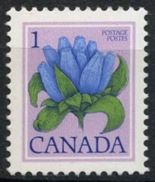 Canada 1977-86 SG#856, 1c Flowers Definitive MNH #D6993