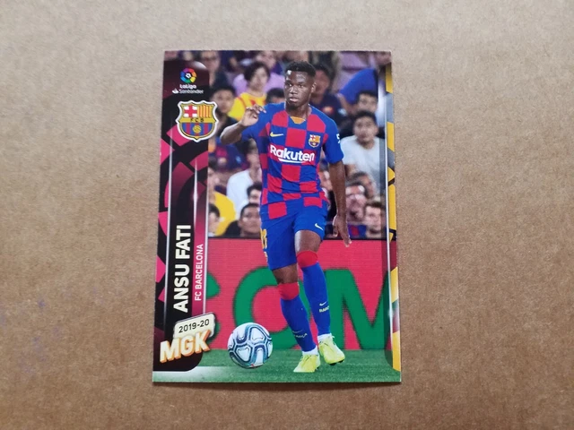 Autocollant Panini La Liga 2019-20 - Ansu Fati FC Barcelone Rookie (n°13)