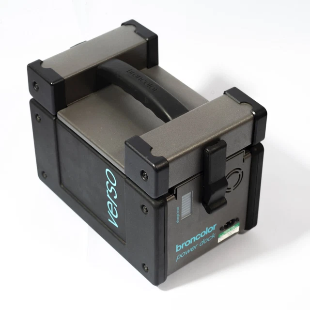 Base de batería Broncolor para Verso A2 o A4, perfecto estado, celdas nuevas