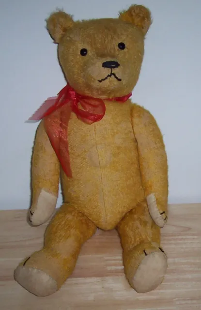 Vintage Teddy Bear Mohair Toy Sonneberg Germany c 1950's