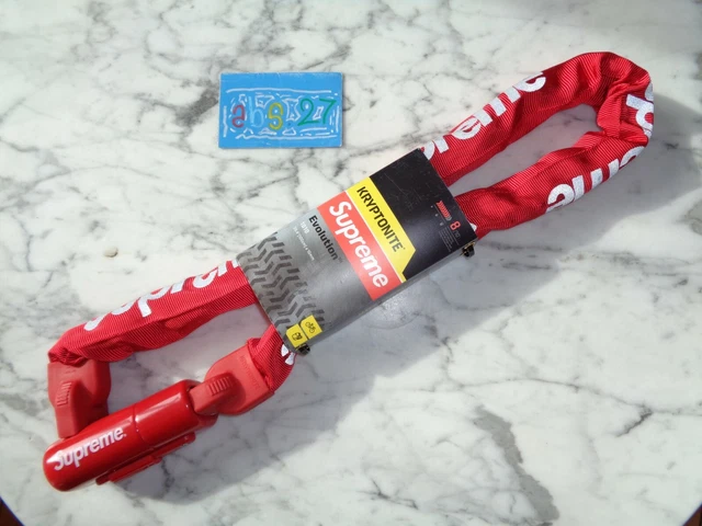 Integrated Chain Lock Supreme Bike Lock Supreme Kryptonite