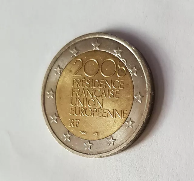 2 Euro 2008 Francia Frankreich France França - Presidenza Ue - Fdc Unc