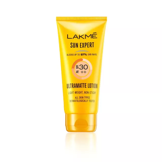 Lakme Sun Expert SPF 30 PA++ Ultra Matte Lotion For Unisex Each 50 ml Pack Of 2