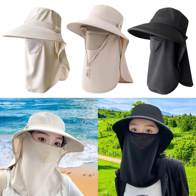 2 Cappelli Da Sole Per Bambini - Pieghevoli E Con Protezione Collo - Cotone Traspirante - Per Spiaggia E Outdoor - Foto 10