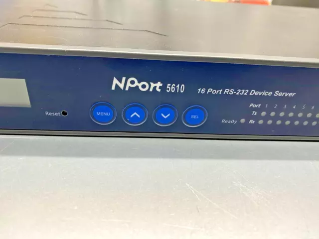 Moxa NPort 5610-16 server dispositivo 16 porte RS-232 3