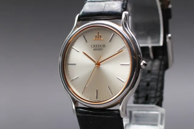 [Exc+5] Reloj de cuarzo vintage SEIKO CREDOR SIGNO 8J81-6A30 para hombre de JAPÓN
