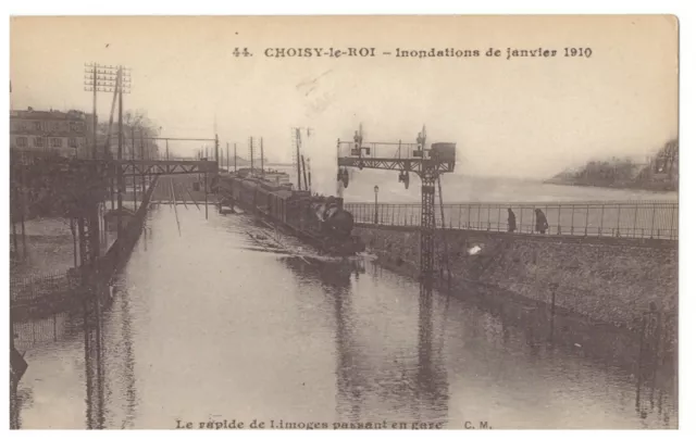 Choisy-le-Roi. Inondations de Janvier 1910