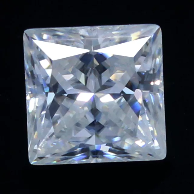 Stupefacente! 1.10 KT Di De Colore VVS Taglio Eccellente Diamante Bianco 6x6 MM